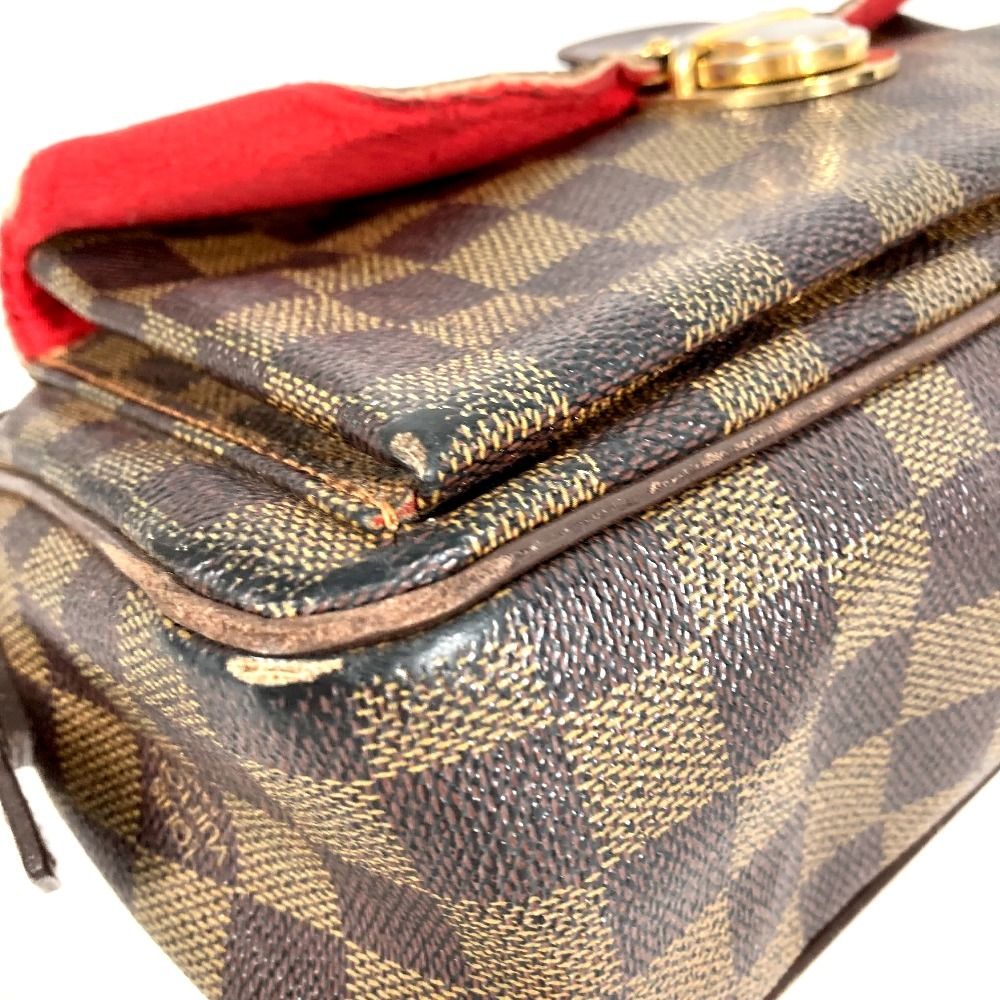 Louis Vuitton Shoulder Bag Ravello GM Damier Canvas Ebene Brown — view 6