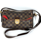 Louis Vuitton Shoulder Bag Ravello GM Damier Canvas Ebene Brown