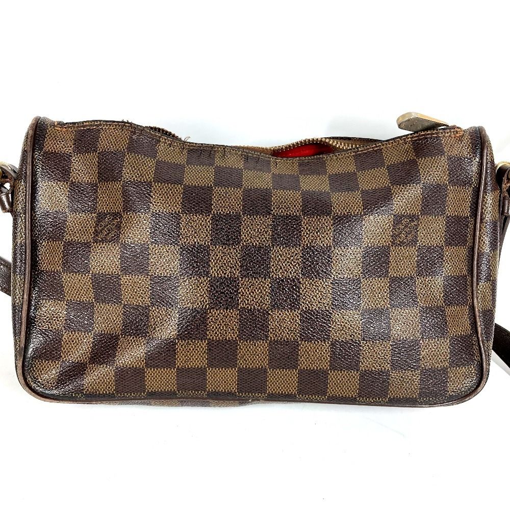 Louis Vuitton Shoulder Bag Ravello GM Damier Canvas Ebene Brown — view 2