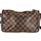 Louis Vuitton Shoulder Bag Ravello GM Damier Canvas Ebene Brown — view 2