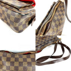 Louis Vuitton Shoulder Bag Ravello GM Damier Canvas Ebene Brown — view 7