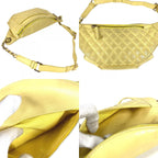 Chanel Belt Bag CC Logo Leather Yellow — view 7