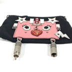 Prada Shoulder Bag Robot Logo Nylon Black — view 4