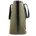 Hermes Tote Pure Cangle Taurillon Clemence Vert Gray Blanc Zu Noir Khaki — view 3