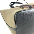 Hermes Tote Pure Cangle Taurillon Clemence Vert Gray Blanc Zu Noir Khaki — view 6