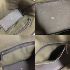 Hermes Tote Pure Cangle Taurillon Clemence Vert Gray Blanc Zu Noir Khaki — view 9