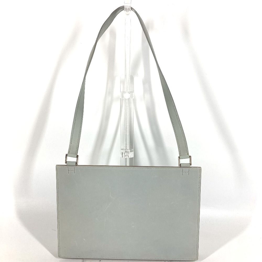 Hermes Shoulder Bag Valentin Leather Light Blue — view 2