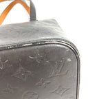 Louis Vuitton Shoulder Bag Stockton Monogram Matte Leather Black — view 6