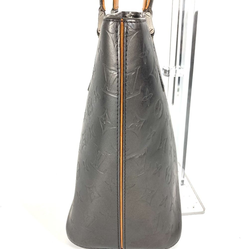 Louis Vuitton Shoulder Bag Stockton Monogram Matte Leather Black — view 2