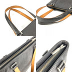 Louis Vuitton Shoulder Bag Stockton Monogram Matte Leather Black — view 8