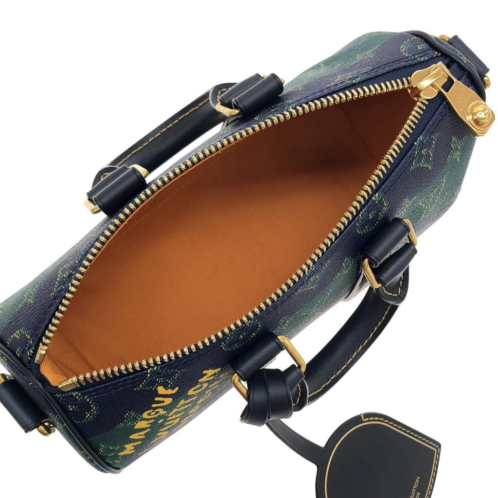Louis Vuitton Monogram Heritage Keepall Bandouliere 25 cm Boston Bag — view 8
