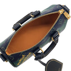 Louis Vuitton Monogram Heritage Keepall Bandouliere 25 cm Boston Bag — view 8