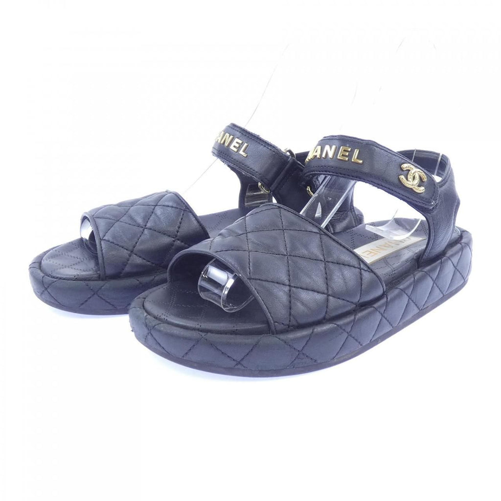 Chanel Sandals Black — view 3