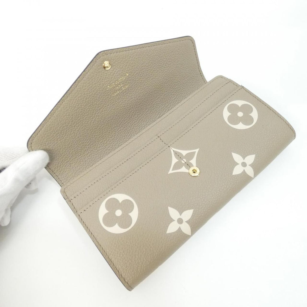 Louis Vuitton Bicolor Monogram Empreinte Portefeuille Sarah Wallet — view 5