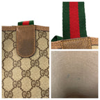 Gucci Vintage Sherry Line GG Supreme Canvas Tote Shoulder Bag — view 5