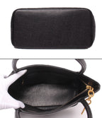 Chanel Tote Gold Caviar Leather Medallion — view 3