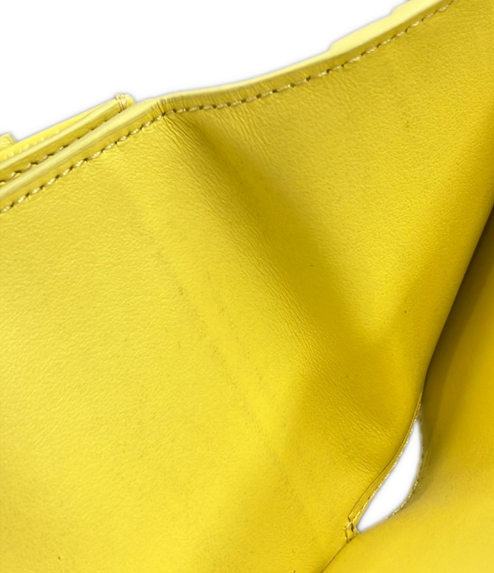 Celine Bifold Wallet Yellow — view 8