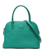 Hermes 2-Way Shoulder Bag Silver Bag Veau Epsom Bolide 27
