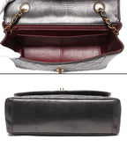 Chanel Chain Shoulder Bag Gold Quilted Diana 25 Single Flap — view 3