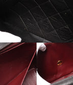 Chanel Chain Shoulder Bag Gold Quilted Diana 25 Single Flap — view 8