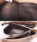 Chanel Chain Tote Silver Caviar Leather Grand Shopping GST — view 6