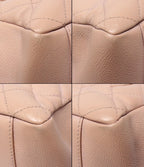 Chanel Chain Tote Silver Caviar Leather Grand Shopping GST — view 5