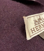 Hermes Scarf Cashmere Scarves Burgundy — view 4