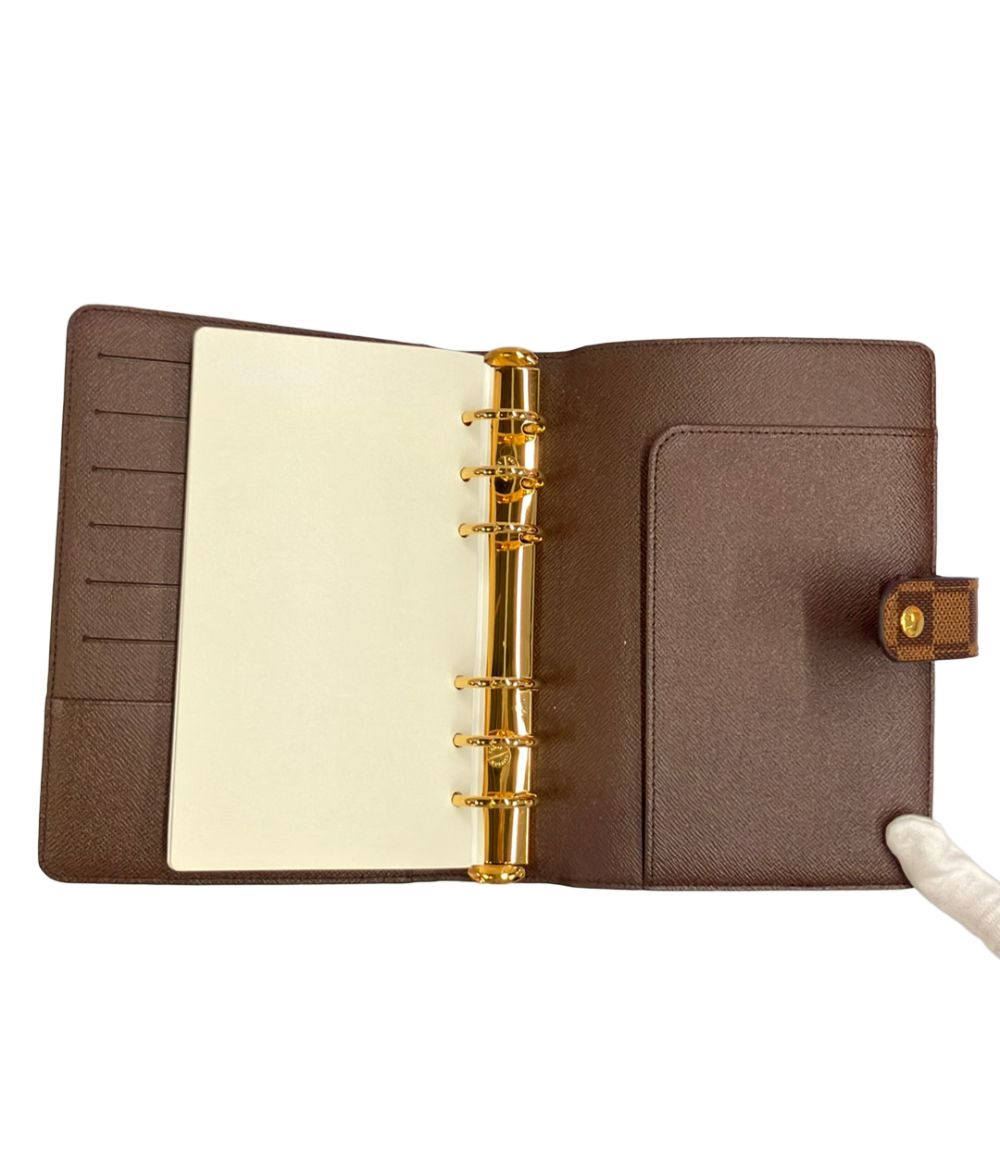 Louis Vuitton Notebook Cover Agenda MM Damier Ebene — view 5