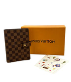 Louis Vuitton Notebook Cover Agenda MM Damier Ebene — view 9