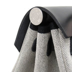 Hermes Herbag Zip 50 Cabin 2-Way Hand Shoulder Chaine D'ancre Ecru Black Handbag — view 7