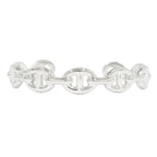 Hermes Chaine D'ancre Bangle Bracelet Silver — view 2