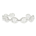 Hermes Chaine D'ancre Bangle Bracelet Silver