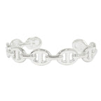 Hermes Chaine D'ancre Bangle Bracelet Silver