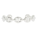 Hermes Chaine D'ancre Bangle Bracelet Silver — view 2
