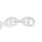 Hermes Chaine D'ancre Bangle Bracelet Silver — view 5
