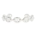 Hermes Chaine D'ancre Bangle Bracelet Silver
