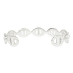Hermes Chaine D'ancre Bangle Bracelet Silver — view 4