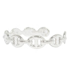 Hermes Chaine D'ancre Bangle Bracelet Silver — view 3