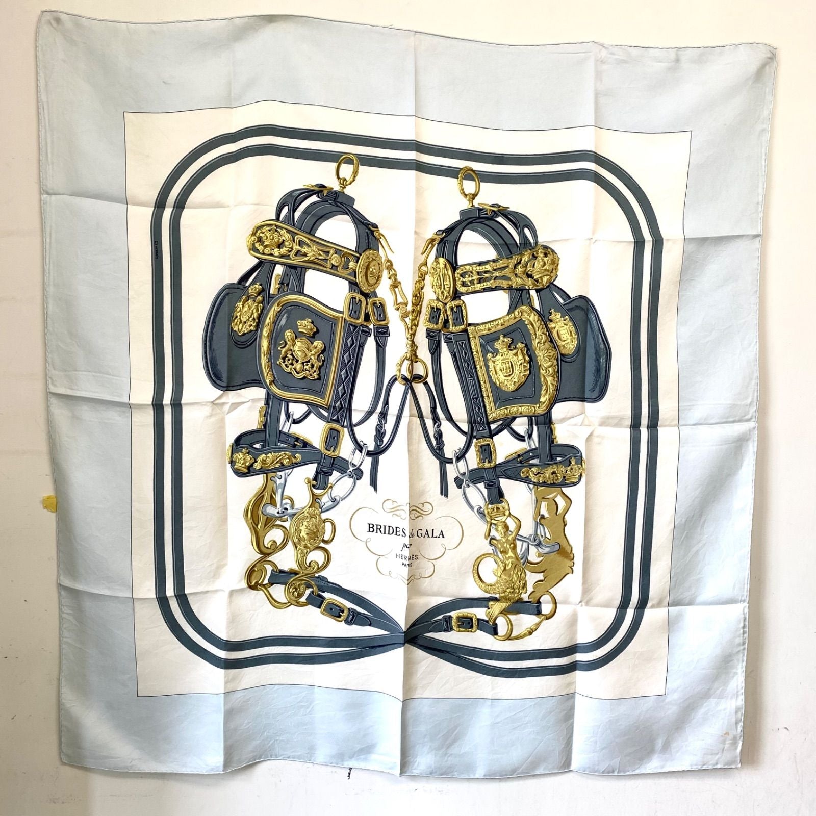 Hermes Scarf Carre 90 Brides de Gala Silk Shawl