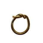 Hermes Head Scarf Ring Gold — view 5