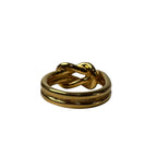 Hermes Head Scarf Ring Gold — view 3