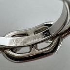 Hermes Chaine D'ancre Scarf Ring Silver — view 7