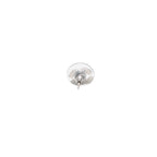 Chanel Earrings CC Logo Mini Orange Silver 04 One Side CC — view 4