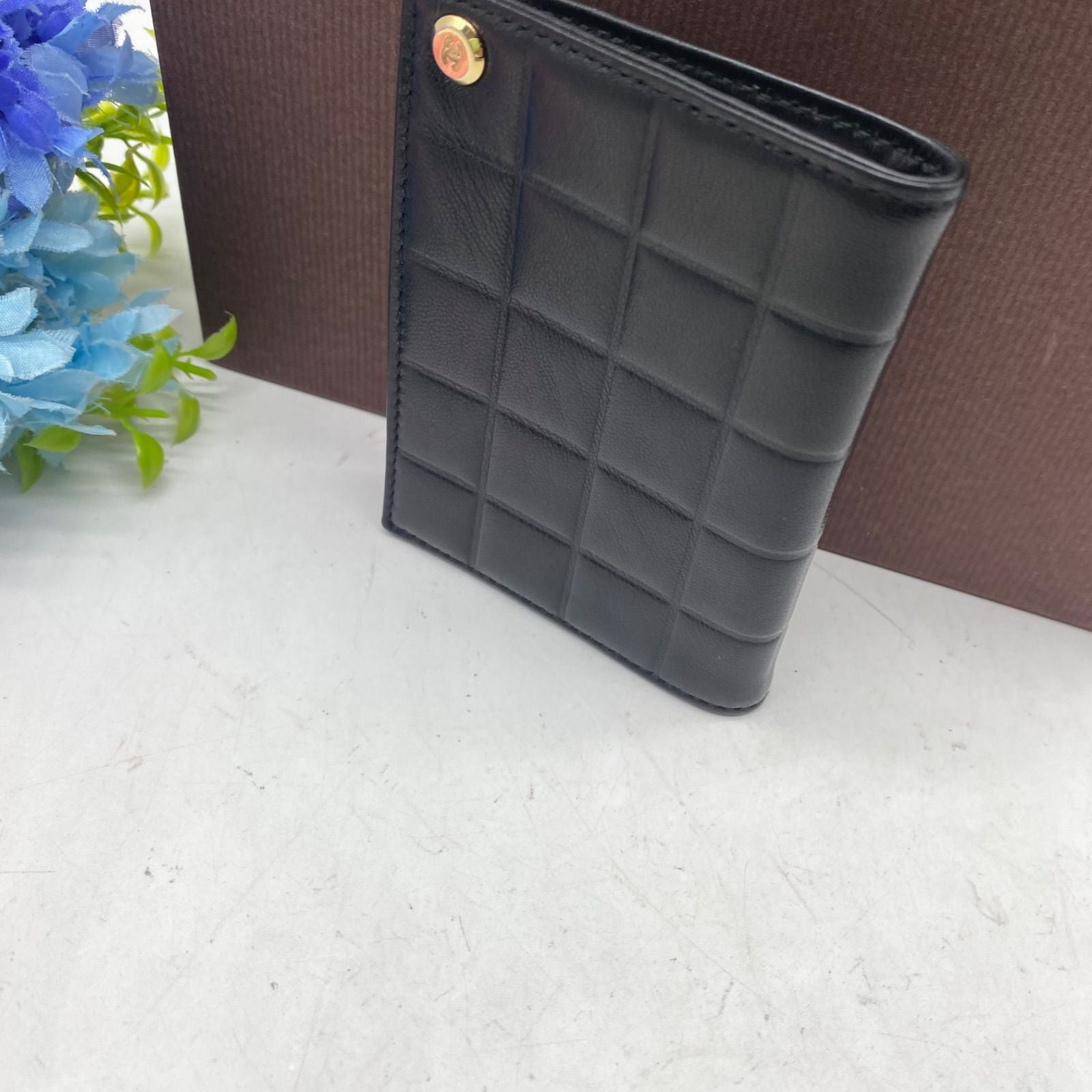 Chanel Card Case Set Era Business Coco Button — view 3