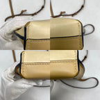 Loewe Pochette Shoulder Bag Anagram Leather Beige Smartphone Travel — view 6
