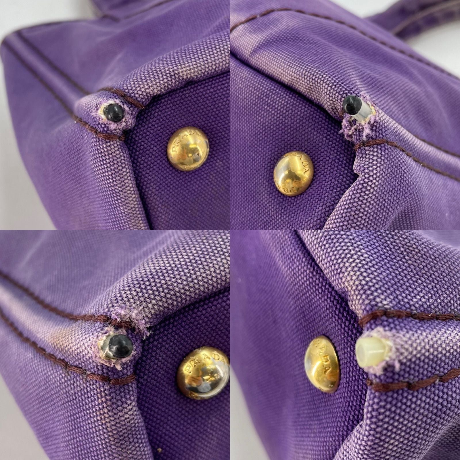 Prada Handbag Canapa Purple Travel Camping Outdoor — view 7