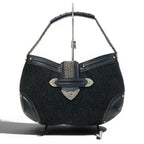 Dior E4 Galliano Era Chain Mail One Handle Bag John Chainmail Detail Bag Black — view 2