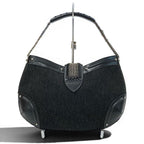 Dior E4 Galliano Era Chain Mail One Handle Bag John Chainmail Detail Bag Black — view 5