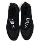 Dior Logo Printed Mesh Low Cut Sneakers — view 4