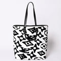 Louis Vuitton LV Xuf Cabas Tufted Monogram Tote Bag Black White